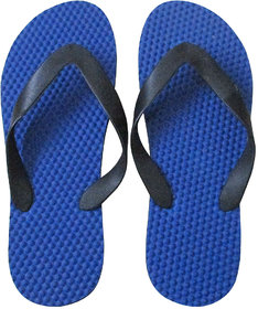 Walkso Health Blue  Black Daily Slippers Men