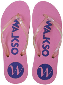 Walkso Pink  Purple Daily Slippers Women