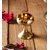 Rolimoli Kamal Pure Brass Lotus Akhand Diya Designer Deepak Puja Diya Best for Home  Office Decoration  Gift Purpose Handicraft Small Vilakku with Stand (Medium Height  8 cm) (Diameter  4.5 cm)
