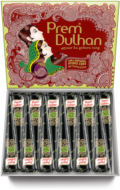 Prem Dulhan Mehendi Cone 4pcs in 1 box, made from pure natural Henna Leaf  No Chemical dye : Buy Online at Best Price in KSA - Souq is now Amazon.sa:  Beauty