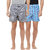 Travelstar Men's Checkered 100 Cotton Boxer Shorts (T20-Boxer), Pack of 2