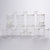 Diamonds Jars Plastic Container White Cap   (Set Of 20) 1800ml 4, 1200ml  4, 450ml 4, 200ml 4, 50ml 4
