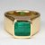 Natural Emerald Ring with Natural Panna Stone Lab Certified  Astrological