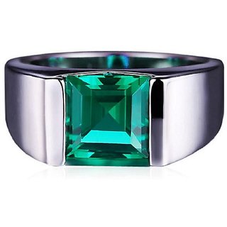                       Natural Emerald Ring with Original Panna Stone Lab Certified  Astrological                                              