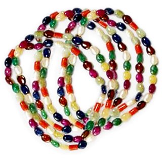 Navgrah Mala Natural Navratna Beads Mala By Ceylonmine Navgrah Mala Natural Navratna Beads Mala By Ceylonmine