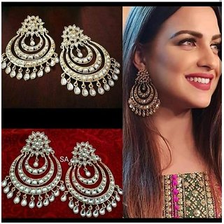 Buy Latest Kerala Bridal Design Big Jhumka Earrings Indian Jewelry Online
