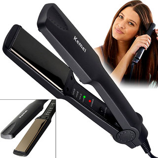 Buy Professional Solid Smooth Ceramic Hair Straightener Antistatic  Hairstyling Flat Iron Salon Approved Hair Styler Tool 50W Online - Get 83%  Off