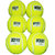 Green Tennis Cricket Ball Pack of 6 ASSORTED NAME