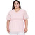 Oxolloxo Women's Plus Size Polyester Short Sleeve Top