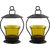 Decorate India yellow color Decorative T-Lite Candle Holder  Iron Votive set of 2
