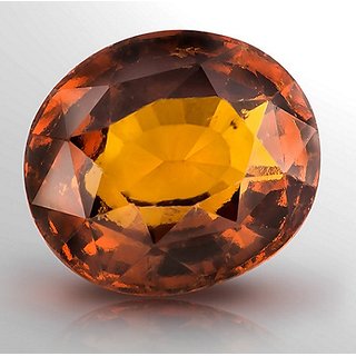                       Natural Hessonite Stone 7.25 Ratti Gemstone Effictive Gomed                                              