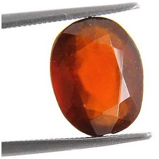                       CEYLONMINE- Natural Hessonite/Gomed 10.25 Ratti Precious Loose Gemstone For Unisex                                              