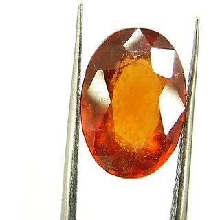                       5.25 Ratti Gomed /Hessonite Gemstone Certified & Lab Certified  Gomed  Gemsotne For Astrological Purpose By CEYLONMINE                                              