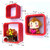 Home Sparkle MDF Set of 3 Cube Shelves For Wall Dcor -Suitable For Living Room/Bed Room (Designed By Craftsman)