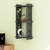 Home Sparkle MDF 2 Pocket Carved Wall Shelf For Wall Dcor -Suitable For Living Room/Bed Room (Designed By Craftsman)