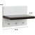 Home Sparkle MDF Wall Shelf Cum Key holder For Wall Dcor -Suitable For Living Room/Bed Room (Designed By Craftsman)