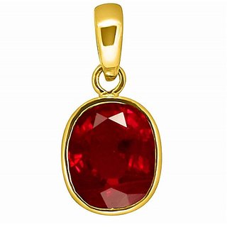 Natural Ruby Pendnat Original And Unheated Precious Stone Manik 6.25 Ratti Pendant By CEYLONMINE Natural Ruby Pendnat Original And Unheated Precious Stone Manik 6.25 Ratti Pendant By CEYLONMINE