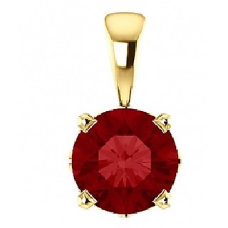 Ruby/Manik Stone 6.25 Ratti Pendant Certified Manik Pendant For Unisex BY CEYLONMINE Ruby/Manik Stone 6.25 Ratti Pendant Certified Manik Pendant For Unisex BY CEYLONMINE