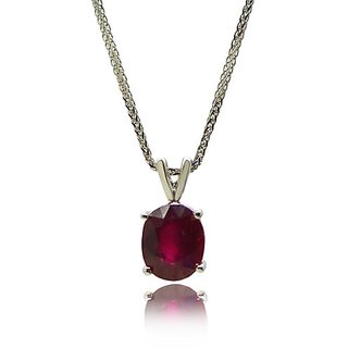 Natural Ruby Pendnat Original And Unheated Precious Stone Manik 6.25 Ratti Pendant By CEYLONMINE Natural Ruby Pendnat Original And Unheated Precious Stone Manik 6.25 Ratti Pendant By CEYLONMINE