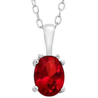 Ruby Stone 7.25 Ratti Pendant Certified Manik Pendant For Unisex BY CEYLONMINE Ruby Stone 7.25 Ratti Pendant Certified Manik Pendant For Unisex BY CEYLONMINE