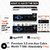 Dulcet DC-F30X 220W High Power Stereo Output Universal Fit Single Din Mp3 Car Stereo with Dual USB Ports/Bluetooth