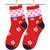 Neska Moda Kids 1 Pair Red Cotton Ankle Length Socks For 7 To 13 Years