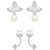 Voylla Combo Pair of Chic Stud Earrings