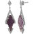 Voylla Sterling Silver Purple Color Danglers