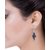 Voylla Sterling Silver Purple Color Danglers