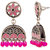 Voylla Rangabati Pink Embellishments Earrings