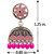 Voylla Rangabati Pink Embellishments Earrings