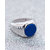 Dare by Voylla Rich Blue Oval Stone Milestone Ring