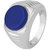 Dare by Voylla Rich Blue Oval Stone Milestone Ring