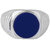 Dare by Voylla Rich Blue Oval Stone Milestone Ring