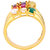Dare by Voylla Navratan Extension Square Ring