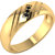 Dare by Voylla Gold Plated men's Sterling Silver Ring