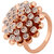 Voylla Rose Gold Plated Cocktail Ring