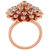 Voylla Rose Gold Plated Cocktail Ring