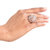 Voylla Rose Gold Plated Cocktail Ring