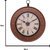 Home Sparkle Vintage Style Wall Clock Suitable For Bedroom/Living Room Dcor/Gifting Purpose( Copper )