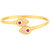 Voylla Kundan Stanza Heart Motifs Bracelet