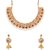 Voylla Faux Pearls and Gems Embellished Necklace Set