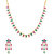 Voylla Coloured Gemstones Embellished Necklace Set