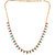 Voylla Coloured Gemstones Embellished Necklace Set