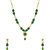 Voylla Pear Drop Necklace Set For Women