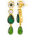 Voylla Pear Drop Necklace Set For Women