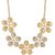 Voylla Floral Design Necklace Embellished With CZ