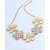 Voylla Floral Design Necklace Embellished With CZ