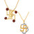 Dare by Voylla Combo Pair of Swastika Designer Pendants