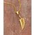 Dare by Voylla Royal Pendants Feather Pendant With Chain